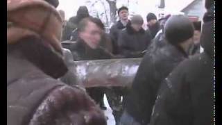 Захват православного храма Мусоривцы Мусоровцы 03/01/2010