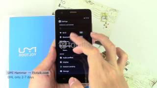 UMI Hammer Android Quad Core 4G LTE Smartphone - Features & Camera