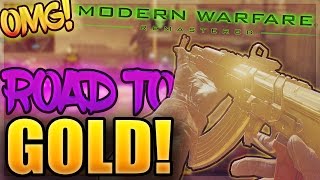 *OMG* "AK-47 GOLD UNLOCKED!!" MODERN WARFARE REMASTERED - ROAD TO REGAL CAMO! (MWR GOLD AK-47 CAMO)
