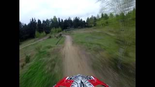 Покатушка на питбайке. Fmc 125 Gaz-Gaz 2014 and Yamaha bWS 50