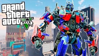 GTA 5 Моды: ТРАНСФОРМЕРЫ В ГТА 5 - ИГРАЕМ ЗА ТРАНСФОРМЕРА!