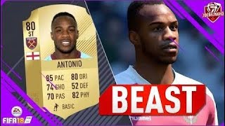 Fifa 18 The Best Cheap Striker In #fifa18 Ultimate Team Striker Antonio Bargain Beast