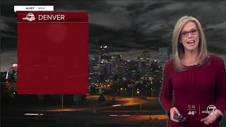 Sunday evening forecast