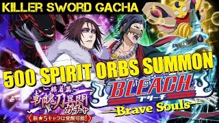 Bleach Brave Souls - 500 Spirit Orbs Muramasa, Kazeshini and Kouga Summoning