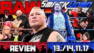 WWE RAW vs. SmackDown Review - RACHE IST ROT! - 13./14.11.17 (Deutsch/German)