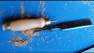 Как сделать ручку для стамески. Часть 1/2. How to make a chisel handle.