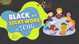 Kindergarten Color Word - Black song