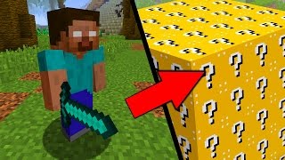 LUCKY BLOCK VS. HEROBRINE (MINECRAFT)