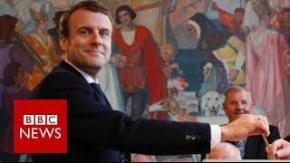 French election: Macron 'defeats Le Pen to become president' - BBC News
