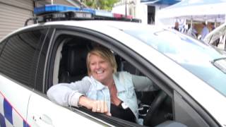 NSW police legatees walk in police shoes