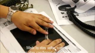 Comelili's Paracord Bracelet with Flint fire starter Product Instuction