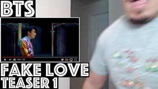 BTS (방탄소년단) FAKE LOVE MV TEASER 1 Reaction