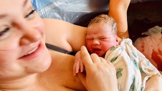 Home Water Birth Up Close And Personal in 4K