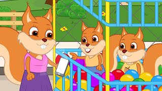 Famille d'Écureuil - Le Téléphone S'est Perdu En Boules Animé 2020 en Français