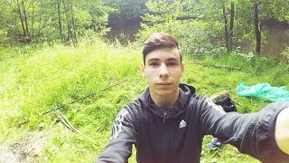 ЛЕТНЯЯ РЫБАЛКА НА ОЗЕРЕ В ЛЕСУ)