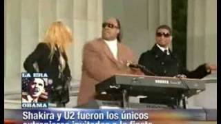 Shakira puso a bailar a Obama