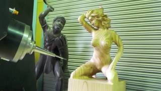 Woman Body Wood Carving 年輪