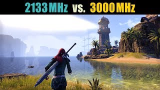 The Elder Scrolls Online 2133MHz vs. 3000MHz (RAM Speed Comparison)