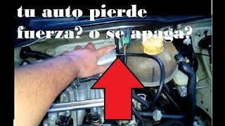 Solución mi auto pierde fuerza y se apaga, manguera sensor MAP