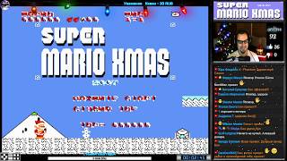 Super Mario Xmas прохождение (SMB Hack)  | Игра на (Dendy, Nes, Famicom, 8 bit) 2007 Стрим RUS