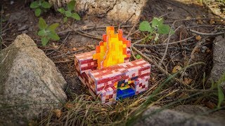 КАК СДЕЛАТЬ КОСТЁР ИЗ МАЙНКРАФТ 1.14 БЕЗ ПРИНТЕРА