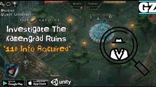 Vampire's Fall: Origins - Investigate The Kamengrad Ruins - 110 Info Acquired - Quest Completed