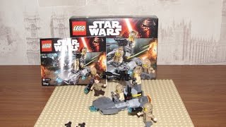 Обзор на набор Lego Star Wars 75131 Resistance Trooper Battle Pack