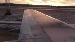 Посадка в Минске (Landing at Minsk) Boeing 737-300 EW-308PA