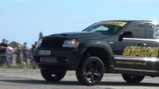 Jeep SRT8 Ardinvest Twin Turbo vs SRT8, Nissan GTR ...