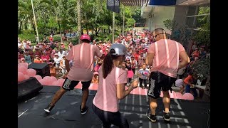 500 mujeres participaron en jornada deportiva contra el cáncer de seno en Cali
