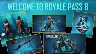 PUBG MOBILE SEASON 8 ROYAL PASS FINAL FULLY LEAKS IS HERE || SEASON 8 ROYAL PASS ROYAL PASS REWARDS