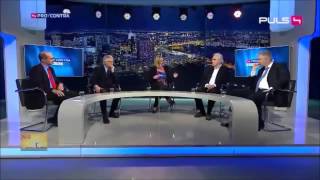 АМЕРИКАНЦА ЧУТЬ НЕ ПРИБИЛИ на ток шоу в Европе за выпады против России!!!
