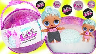 LOL Surprise Dolls Giant Ball - Lil Sisters Purple Pearl Surprise Shell