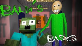 Monster School : BALDI'S BASICS CHALLENGE - Minecraft Animation