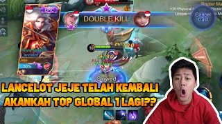 JEJE KEMBALI SEBAGAI TOP 1 LANCELOT?! MASIH LINCAH TERNYATA BOY - Mobile Legends