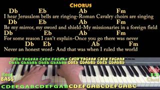 Viva La Vida (Coldplay) Piano Cover Lesson with Chords, Lyrics