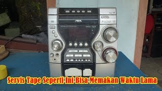 Servis DVD Deck Receiver Aiwa CX-JD5 Rusak Stanby