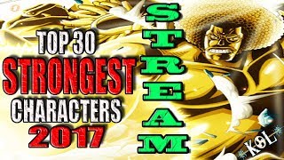 ? ONE PIECE TOP 30 STRONGEST CHARACTERS STREAM - VERY HEATED DEBATE!