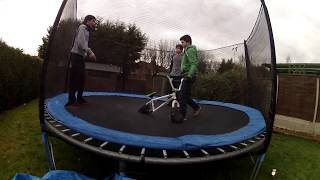 Trampoline bmx game of B.I.K.E.