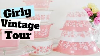 My Girly Vintage Kitchen TOUR 2016 | Where To Buy Girly Kitchen Supplies