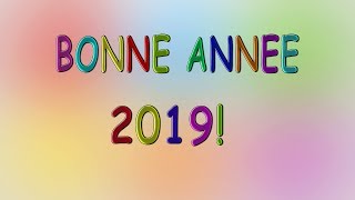 Bonne année 2019 Madame Récré