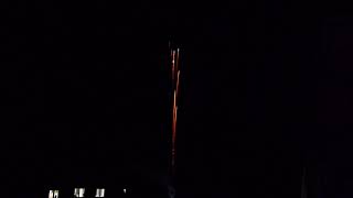 21 Röder Römisches Lichterbündel Engelshaar (Röder Feuerwerk Vorschießen 12.10.2019)