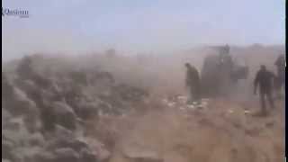 Сирия видео боевиков попавших под бомбежку ВВС России