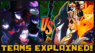 MHA War Arc Villain & Hero Teams & Strategies Explained! - My Hero Academia Current Arc Details!