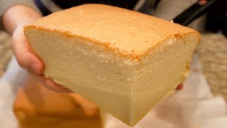 Giant Taiwanese Castella recipe - Jiggly Sponge Cake Recipe - Japanese cotton sponge cake recipe