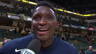 Victor Oladipo Emotional In Return As He Dedicates Clutch Shot To Kobe And Gianna Bryant