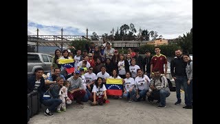 Calurosa  bienvenida a venezolanos en la ciudad de Quito Ecuador