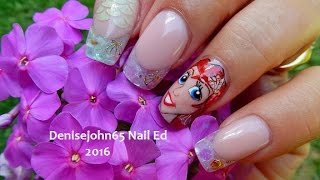 WATCH me PAINT Ariel  -------In Gel ------------I LOOOOVE Mermaids !