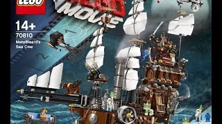 Корабль железной бороды. Лего 70810. Lego movie Metal beard sea cow 70810.