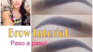 Como hago mis cejas, Paso a paso!.